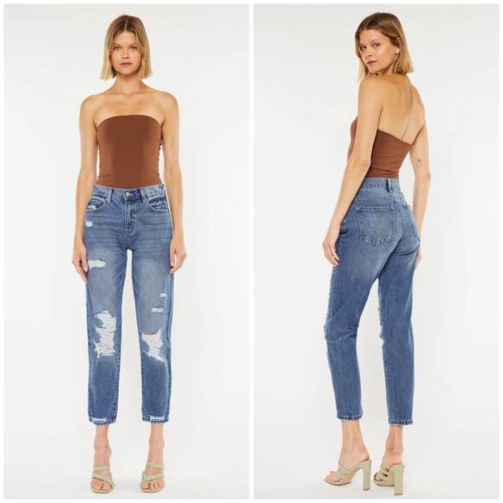 KanCan Blue Straight Leg Jeans